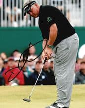 Darren Clarke Autograph Signed Photo - Golf