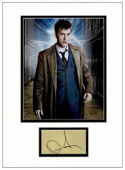 David Tennant Autograph Display - Dr Who