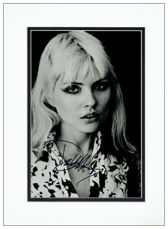 Signed Debbie Harry Face It Autobiography  Blondie Autographed SILVER ramones 
