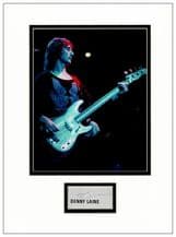Denny Laine Autograph Signed Display