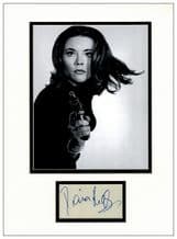 Diana Rigg Autograph Display - The Avengers