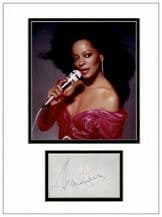 Diana Ross Autograph Signed Display - The Supremes