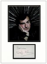 Douglas Adams Autograph Signed Display