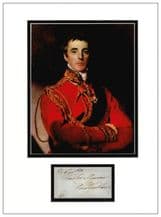 Duke of Wellington Autograph Display