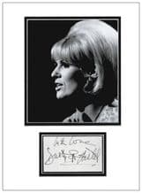 Dusty Springfield Autograph Signed Display