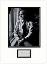 Elie Wiesel Autograph Signed Display
