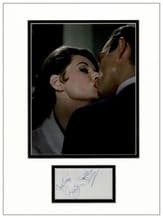 Eunice Gayson Autograph Display - From Russia With Love