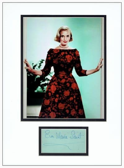 Eva Marie Saint Autograph Signed Display - North By Northwest