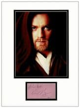 Ewan McGregor Autograph Signed Display - Star Wars