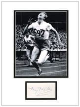 Fanny Blankers-Koen Autograph Signed Display