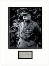 Field Marshal John French Autograph Display - First World War