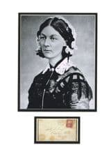 Florence Nightingale Autograph Signed Display