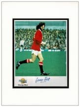 George Best Autograph Signed Photo