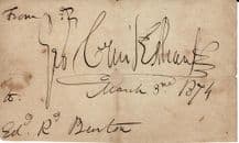 George Cruikshank Autograph - Charles Dickens