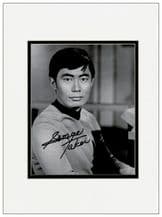 George Takei Autograph Photo - Star Trek