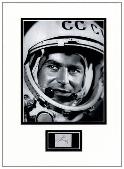 Gherman Titov Autograph Signed Display