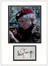 Hardy Kruger Autograph Signed  Display - The Wild Geese
