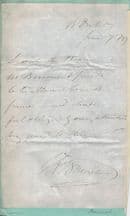 Isambard Kingdom Brunel Autograph Signed Letter