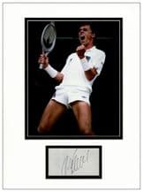 Ivan Lendl Autograph Signed Display