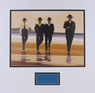 Jack Vettriano Authentic Autograph Display - The Billy Boys