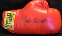 Jake LaMotta Autograph Signed Boxing Glove