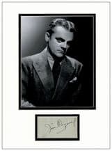 James Cagney Autograph Signed Display