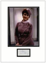 Janet Fielding Autograph Signed Display - Doctor Who