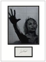 Janet Leigh Autograph Signed Display - Psycho