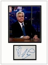Jay Leno Autograph Signed Display