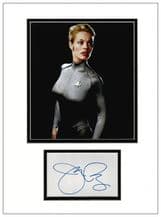 Jeri Ryan Autograph Signed Display - Voyager