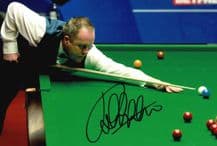 John Higgins Autograph Signed Photo - Snooker