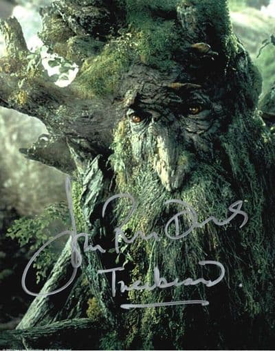 John Rhys-Davies Autograph Signed Photo - Treebeard
