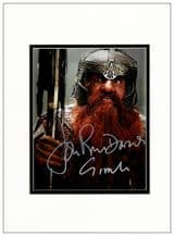John Rhys-Davies Signed Photo - Lord of the Rings