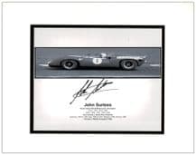 John Surtees Autograph Photo Signed - Formula 1