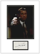 John Travolta Autograph Display - Pulp Fiction