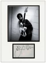 Johnny Marr Autograph Display - The Smiths