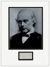 Joseph Lister Autograph Signed Display