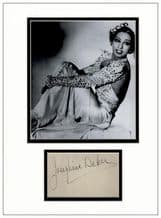 Josephine Baker Autograph Signed Display