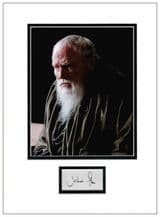 Julian Glover Autograph Display - Game Of Thrones