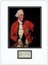 King George III Autograph Display
