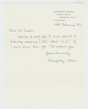Kingsley Amis Autograph Letter Signed