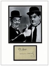 Laurel & Hardy Autograph Signed Memorabilia