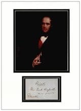 Lord Palmerston Autograph Signed Display