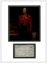 Lord Raglan Autograph Signed Display - Crimean War
