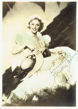 Loretta Young Autograph Photo