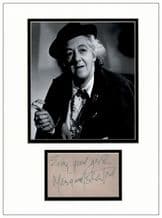 Margaret Rutherford Autograph Signed Display