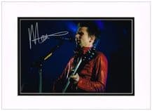 Matthew Bellamy Autograph Signed Photo - Muse