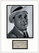 Max Miller Autograph Signed Display