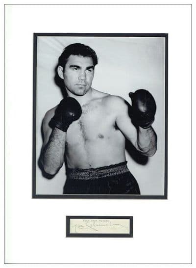 Max Schmeling Autograph Signed Display