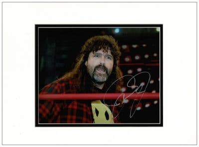Mick Foley Autograph Signed Photo - WWE